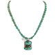 .925 Sterling Silver Certified Authentic Navajo Turquoise Native American Necklace 14566-5-15338 .925 Sterling Silver Certified Authentic Navajo Turquoise Native American Necklace 14566-5-15338