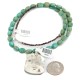 .925 Sterling Silver Certified Authentic Navajo Turquoise Native American Necklace 14566-5-15338 .925 Sterling Silver Certified Authentic Navajo Turquoise Native American Necklace 14566-5-15338