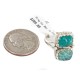 Navajo .925 Sterling Silver Handmade Certified Authentic Natural Turquoise Native American Ring 18187-3