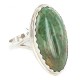 .925 Sterling Silver Certified Authentic Handmade Navajo Natural Turquoise Native American Ring 18188-5