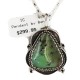 .925 Sterling Silver Certified Authentic Navajo Natural Turquoise Native American Necklace 15040-11
