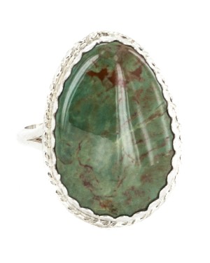 .925 Sterling Silver Handmade Certified Authentic Navajo Natural Turquoise Native American Ring 18188-3
