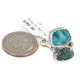 Navajo .925 Sterling Silver Certified Authentic Handmade Natural Turquoise Native American Ring 18187-5