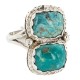 Navajo .925 Sterling Silver Handmade Certified Authentic Natural Turquoise Native American Ring 18187-3
