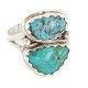 Navajo .925 Sterling Silver Handmade Certified Authentic Natural Turquoise Native American Ring 18187-9