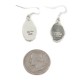 Certified Authentic Handmade .925 Sterling Silver Navajo Natural Turquoise Native American Dangle Earrings  97006-3