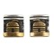 12kt Gold Filled and .925 Sterling Silver Handmade Hogan Certified Authentic Navajo Native American Stud Earrings 97004
