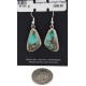 Certified Authentic Handmade Navajo .925 Sterling Silver Natural Mountain Turquoise Dangle Native American Earrings 97008-1 Certified Authentic Handmade Navajo .925 Sterling Silver Natural Mountain Turquoise Dangle Native American Earrings 97008-1