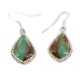 Certified Authentic Handmade Navajo .925 Sterling Silver Natural Turquoise Native American Dangle Earrings 97006-1 Certified Authentic Handmade Navajo .925 Sterling Silver Natural Turquoise Native American Dangle Earrings 97006-1