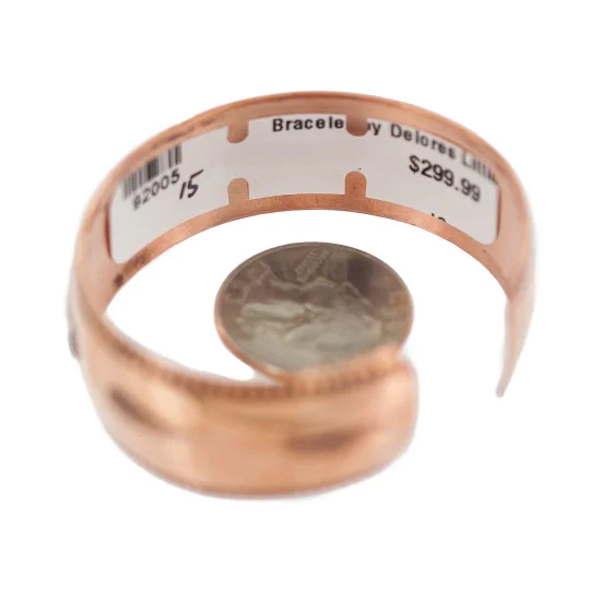Arrow Head Navajo .925 Sterling Silver Handmade Native American Pure Copper Bracelet 92005-15 Arrow Head Navajo .925 Sterling Silver Handmade Native American Pure Copper Bracelet 92005-15