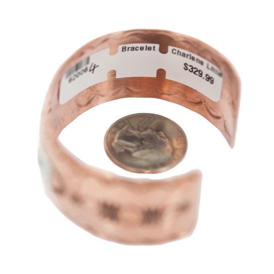 Bear Paw Navajo .925 Sterling Silver Certified Authentic Handmade Native American Pure Copper Bracelet 92006-4