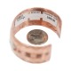 Bear Paw Navajo .925 Sterling Silver Certified Authentic Handmade Native American Pure Copper Bracelet 92006-4