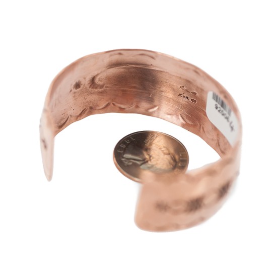 Bear Paw Navajo .925 Sterling Silver Certified Authentic Handmade Native American Pure Copper Bracelet 92006-4