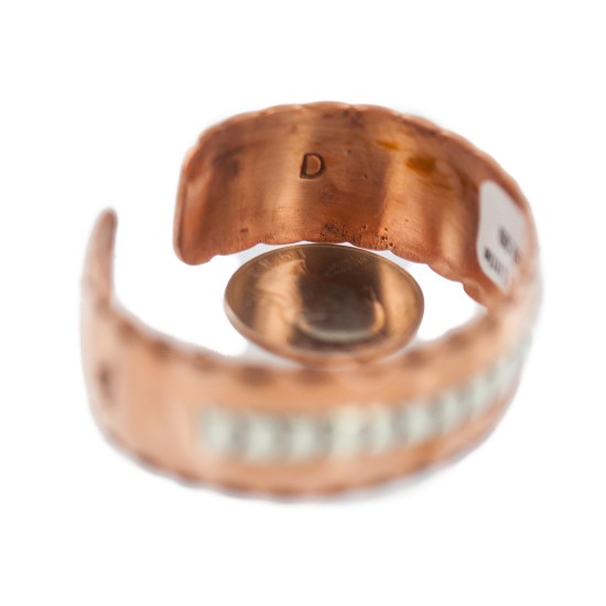 Certified Authentic Horse Navajo Handmade .925 Sterling Silver Native American Pure Copper Bracelet 92005-3