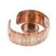 Certified Authentic Horse Navajo Handmade .925 Sterling Silver Native American Pure Copper Bracelet 92005-3