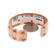 Certified Authentic Navajo Horse .925 Sterling Silver Handmade Native American Pure Copper Bracelet 92005-12