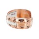 Certified Authentic Navajo Horse .925 Sterling Silver Handmade Native American Pure Copper Bracelet 92005-12