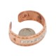 Papillon Certified Authentic Navajo .925 Sterling Silver Handmade Native American Pure Copper Bracelet 92005-13