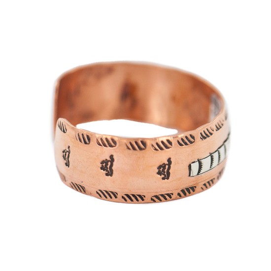 Certified Authentic Navajo .925 Sterling Silver Handmade Horse Native American Pure Copper Bracelet 92005-18 Certified Authentic Navajo .925 Sterling Silver Handmade Horse Native American Pure Copper Bracelet 92005-18