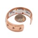 Certified Authentic Navajo .925 Sterling Silver Handmade Arrow head Native American Pure Copper Bracelet 92005-14