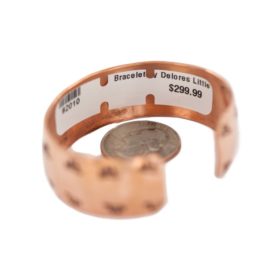 Certified Authentic Horse .925 Sterling Silver Handmade Navajo Native American Pure Copper Bracelet 92010