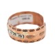 Certified Authentic Navajo Feather Arrow head .925 Sterling Silver Handmade Native American Pure Copper Bracelet 92012