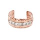 Bear Paw Navajo .925 Sterling Silver Certified Authentic Handmade Native American Pure Copper Bracelet 92006-4