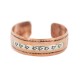 Certified Authentic Navajo .925 Sterling Silver Handmade Arrow head Native American Pure Copper Bracelet 92005-14