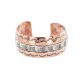 Wide Navajo .925 Sterling Silver Handmade Native American Pure Copper Bracelet 92006-2