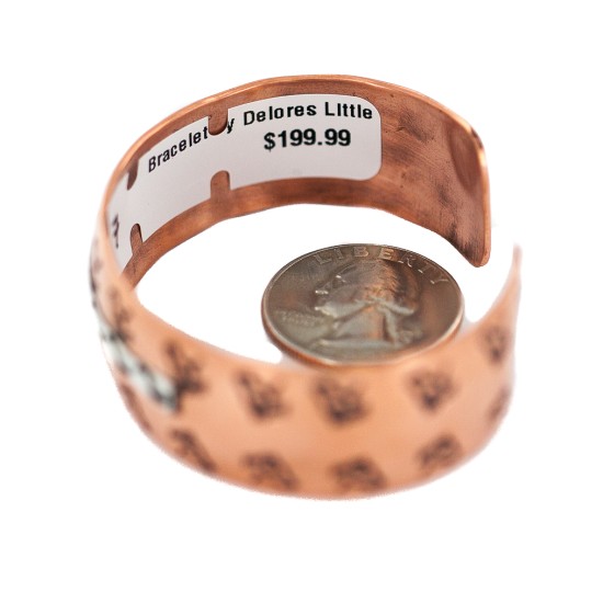 Certified Authentic Horse Head .925 Sterling Silver Handmade Navajo Native American Pure Copper Bracelet  92018-7