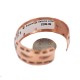 Certified Authentic Feather Maze Handmade Navajo .925 Sterling Silver Native American Pure Copper Bracelet  92005-9