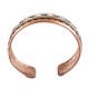 Certified Authentic Horse Maze Navajo Handmade .925 Sterling Silver Native American Pure Copper Bracelet  92018-1