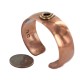 Certified Authentic Handmade Navajo Brass Native American Pure Copper Bracelet 92017
