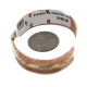 Handmade Navajo Brass Native American Pure Copper Bracelet 92023-5
