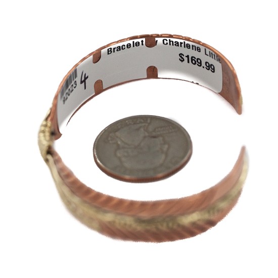 Certified Authentic Handmade Navajo Brass Native American Pure Copper Bracelet 92023-4 Certified Authentic Handmade Navajo Brass Native American Pure Copper Bracelet 92023-4