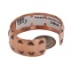 Handmade Certified Authentic Horse Navajo .925 Sterling Silver Native American Pure Copper Bracelet  92018-3
