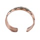 Handmade Certified Authentic Horse Navajo .925 Sterling Silver Native American Pure Copper Bracelet  92018-3