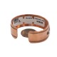 Handmade Certified Authentic Navajo .925 Sterling Silver Maze Native American Pure Copper Bracelet  92018-2