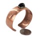 Certified Authentic Handmade Navajo Natural Black Onyx Native American Pure Copper Bracelet 92022 Certified Authentic Handmade Navajo Natural Black Onyx Native American Pure Copper Bracelet 92022