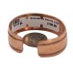 Handmade Certified Authentic Maze .925 Sterling Silver Navajo Native American Pure Copper Bracelet  92018-4