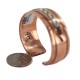 Handmade Certified Authentic Maze .925 Sterling Silver Navajo Native American Pure Copper Bracelet  92018-4