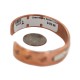 Handmade Certified Authentic Bear paw Navajo .925 Sterling Silver and Pure Copper Native American Bracelet  92020-2