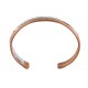 Handmade Certified Authentic Bear paw Navajo .925 Sterling Silver and Pure Copper Native American Bracelet  92020-2