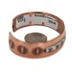 Handmade Certified Authentic Bear paw Navajo .925 Sterling Silver and Pure Copper Native American Bracelet 92020-1