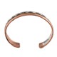 Handmade Certified Authentic Bear paw Navajo .925 Sterling Silver and Pure Copper Native American Bracelet 92020-1