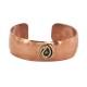 Certified Authentic Handmade Navajo Brass Native American Pure Copper Bracelet 92017