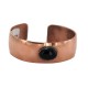 Certified Authentic Handmade Navajo Natural Black Onyx Native American Pure Copper Bracelet 92022 Certified Authentic Handmade Navajo Natural Black Onyx Native American Pure Copper Bracelet 92022