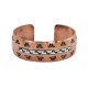 Handmade Certified Authentic Horse Navajo .925 Sterling Silver Native American Pure Copper Bracelet  92018-3