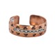 Handmade Certified Authentic Horse Navajo .925 Sterling Silver Native American Pure Copper Bracelet  92018-6