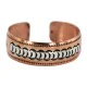Navajo Handmade Feather .925 Sterling Silver Native American Pure Copper Bracelet 92005-6 Navajo Handmade Feather .925 Sterling Silver Native American Pure Copper Bracelet 92005-6